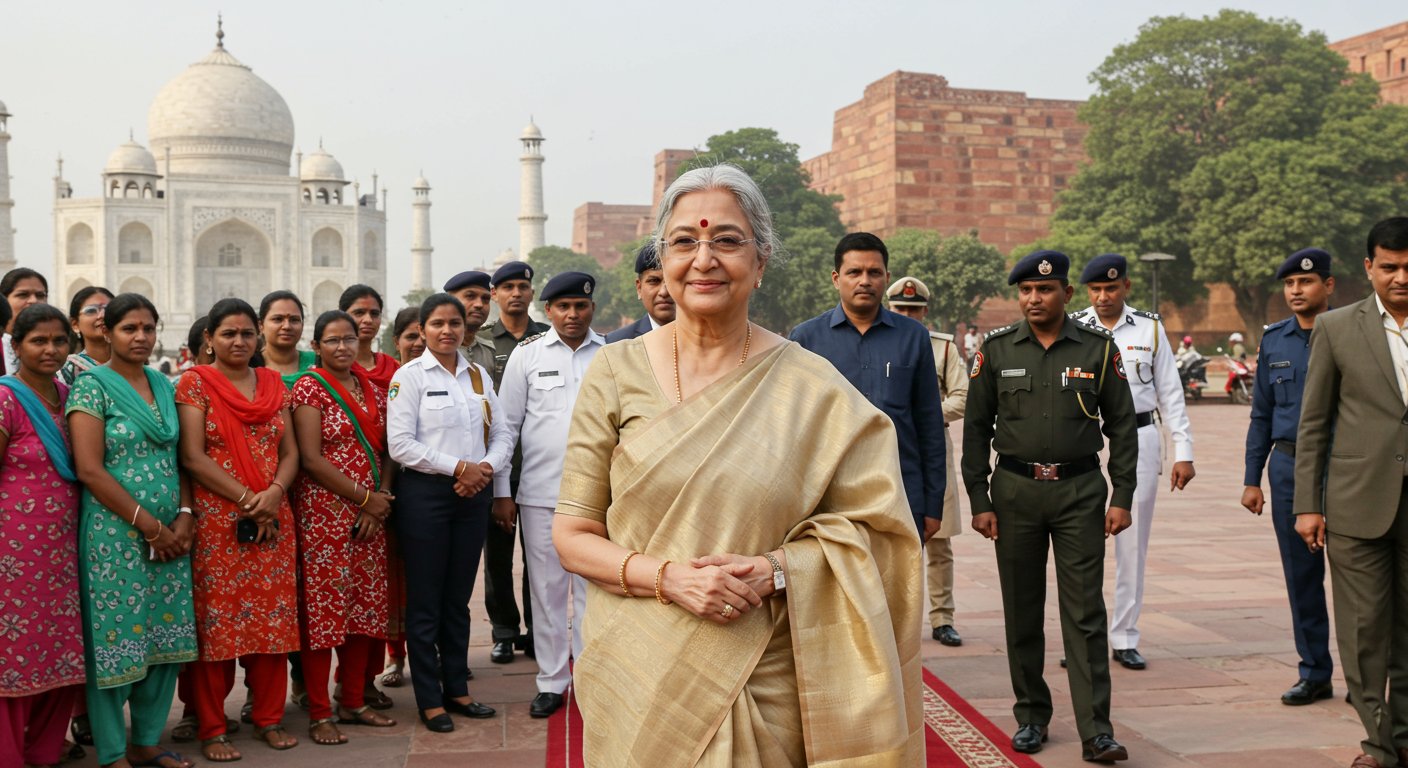 UP: Governor Anandiben Patel's Two-Day Agra Visit; Know the Full Schedule