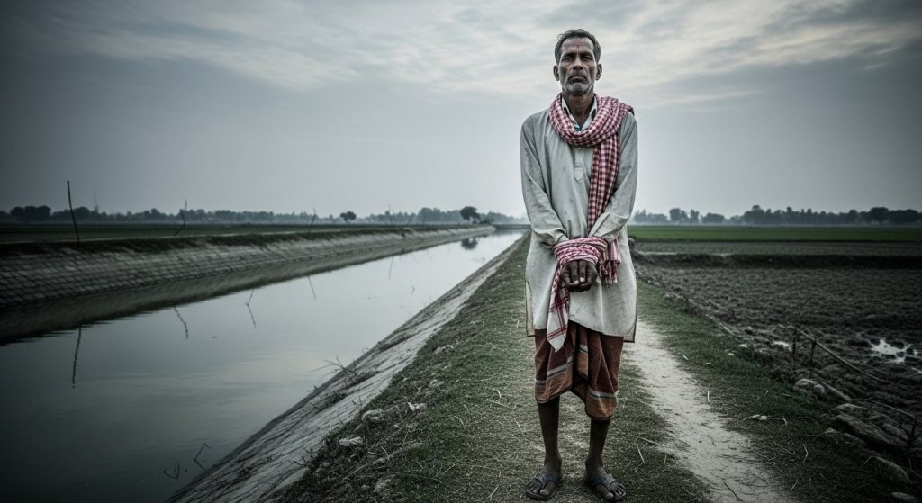 UP: Farmer Kiranpal's life taken by four months of depression; he tied his own hands with a towel and jumped into the canal.