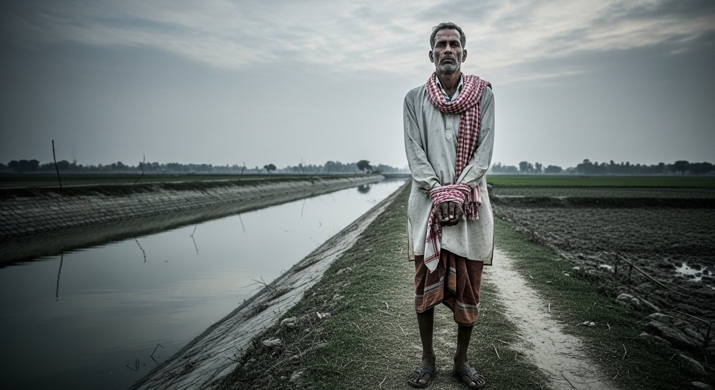 UP: Farmer Kiranpal's life taken by four months of depression; he tied his own hands with a towel and jumped into the canal.