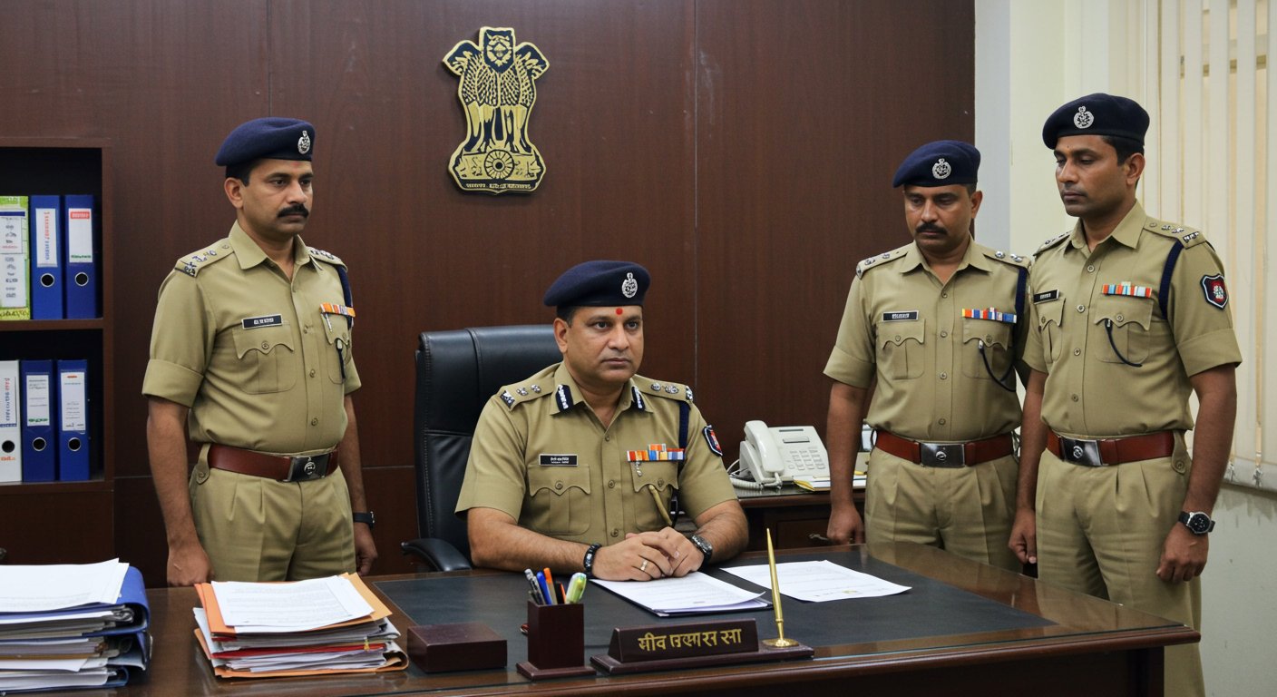 Hathras: SP's Major Action, Cyber Police Station Constable Suspended, In-charge Sent to Police Lines; Action Taken Over Serious Allegations