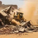 Bulldozer Roars in UP's Market: Over 100 Illegal Constructions Demolished in 5 Hours, See Photos