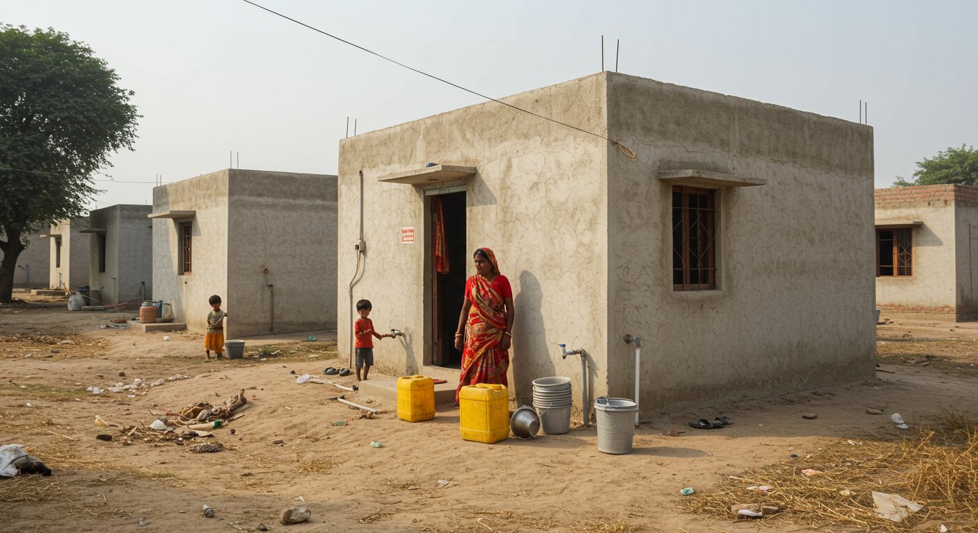 Deplorable State of PM Awas Homes in UP: 8819 Houses Lack Water-Electricity Facilities, Government Takes Strict Action