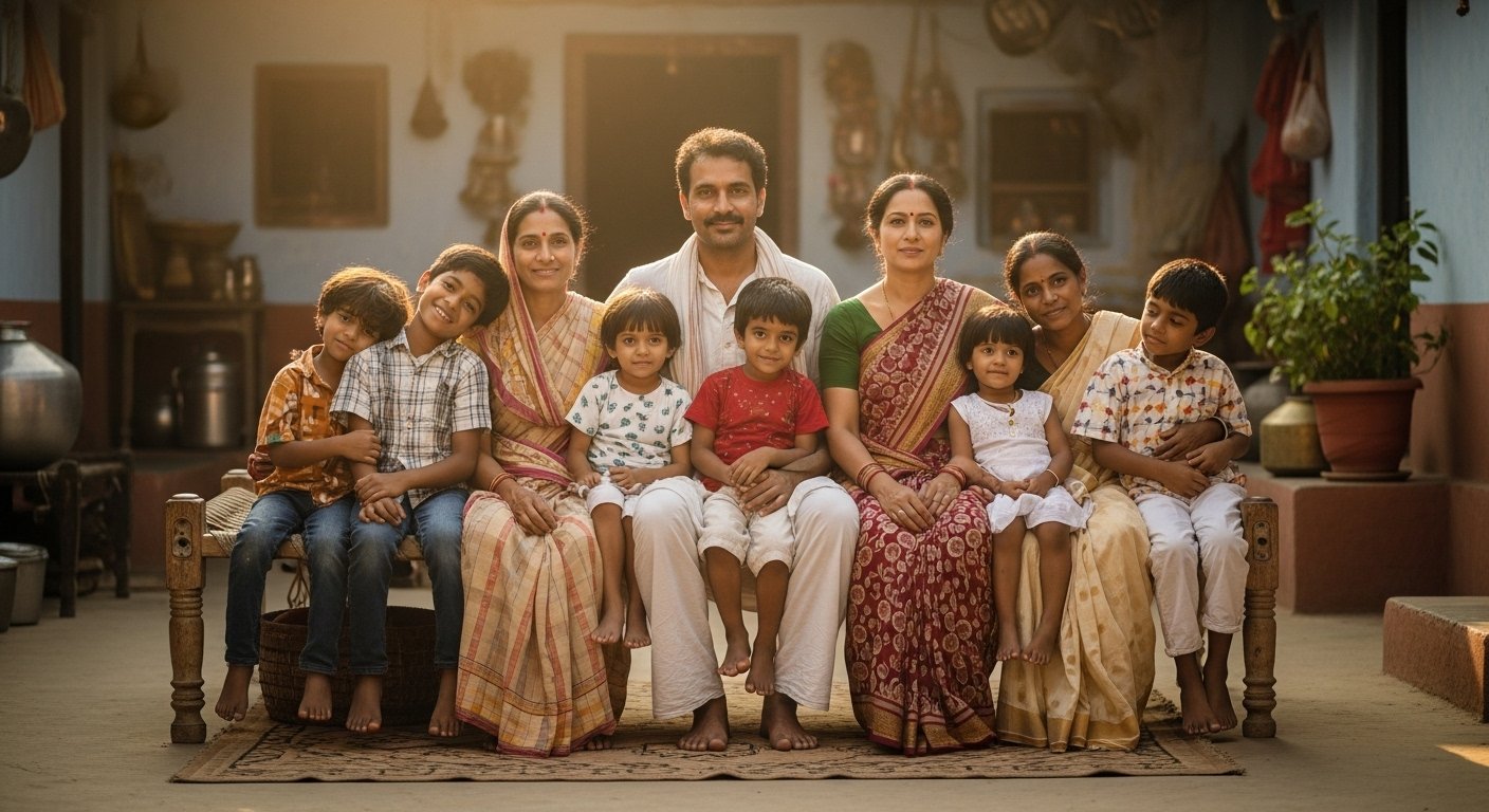 One husband, two wives, five children: This is how the man spends alternate nights with his wives, his story went viral!