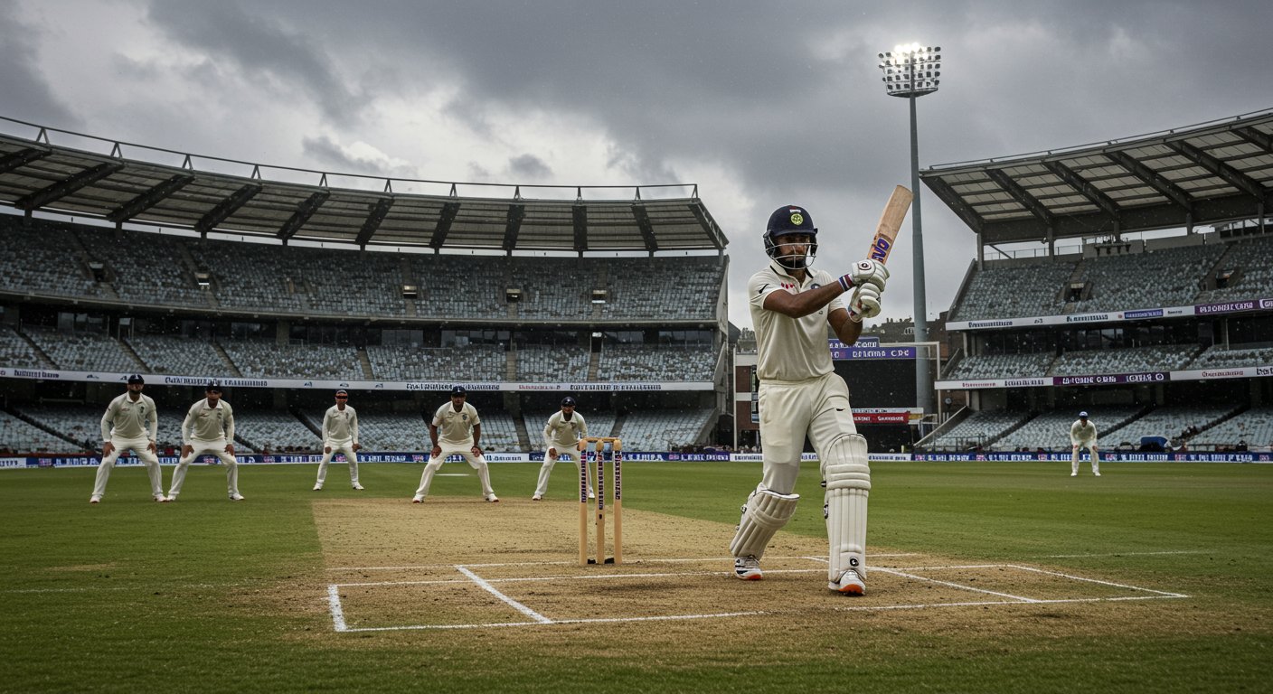 England Test: Play Resumes After Rain, India 91/3 With Sai Sudarshan's Struggle; Match Halted Again