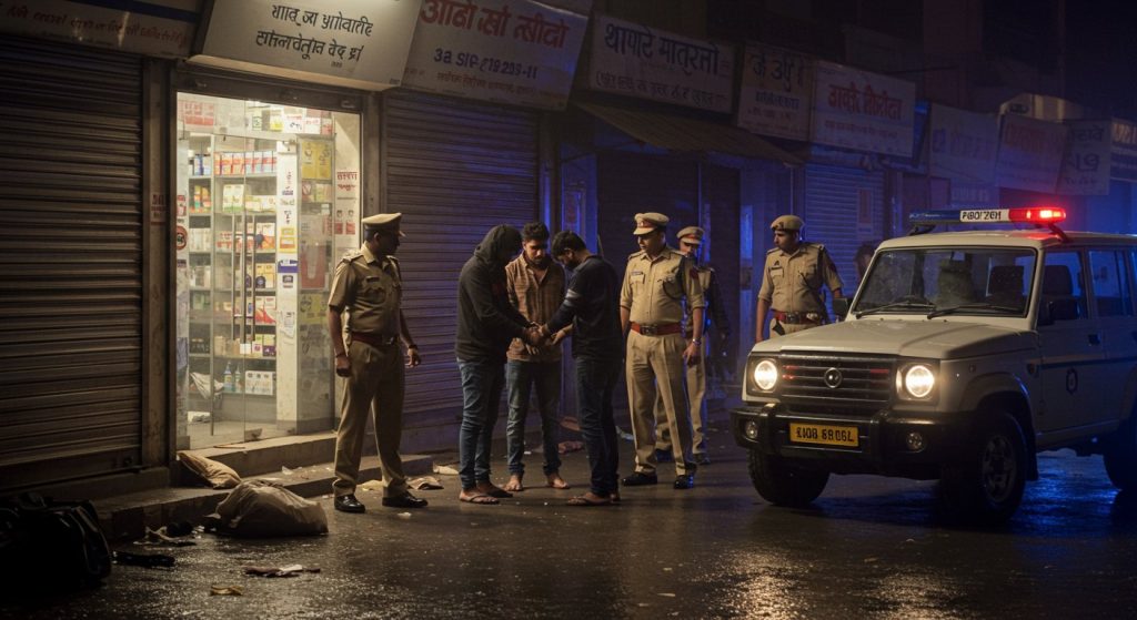 Major Breakthrough in Kanpur Medical Store Theft: Four Culprits Arrested, One Accomplice Flees