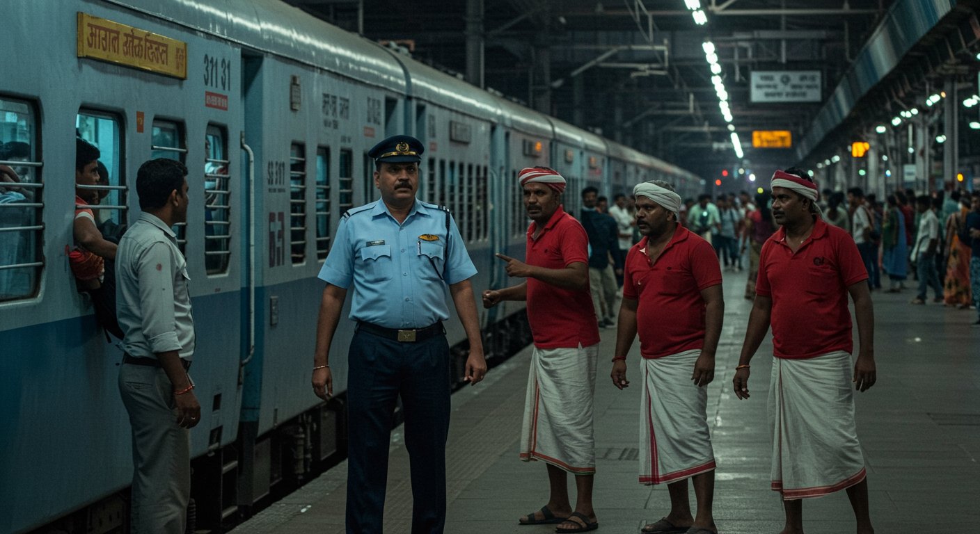 Major Commotion at Kanpur Railway Station: FIR Registered Against Loco Pilot and Four Porters Over Dispute During Checking in Women's Coach