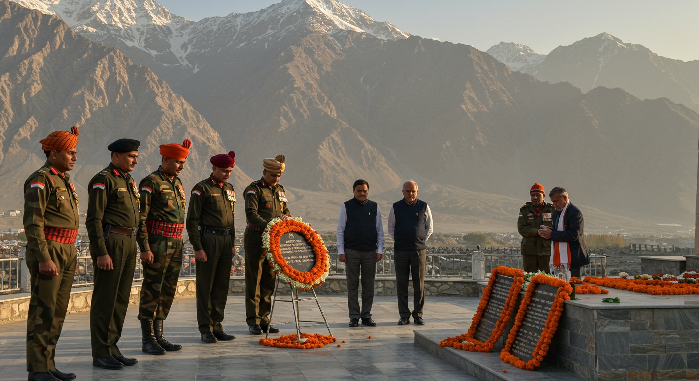 कारगिल विजय दिवस: PM ने शहीदों को किया नमन, 2 केंद्रीय मंत्री द्रास पहुंचे; देश भर में श्रद्धांजलि सभाएं