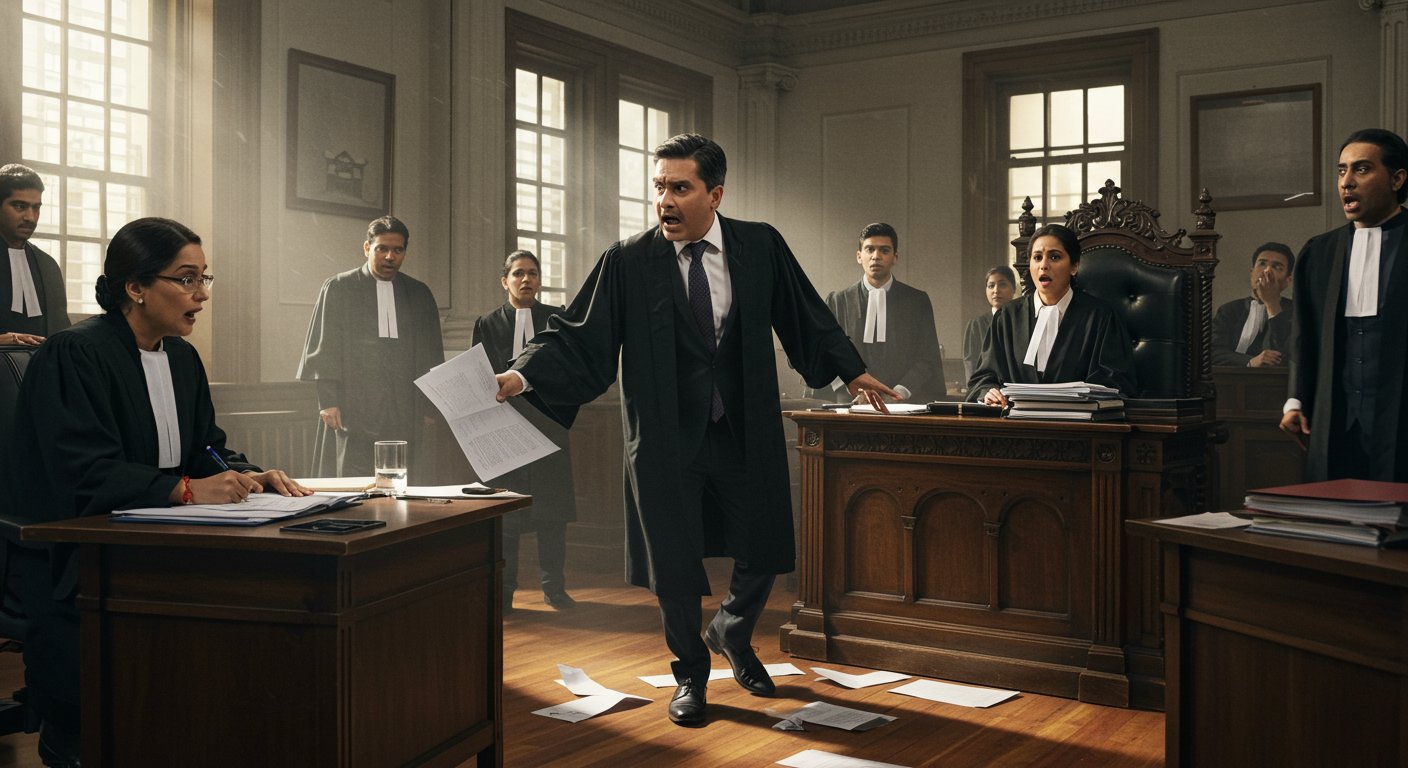 Lawyer's Outburst in Meerut Court: An Act Before the Judge Stuns Everyone!