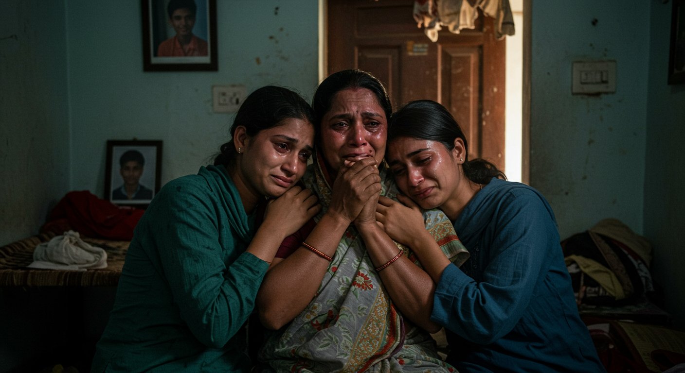 Meerut: Teenager brutally murdered by gunshot to chest, mother and sisters inconsolable, incident suspected to be an act of revenge.