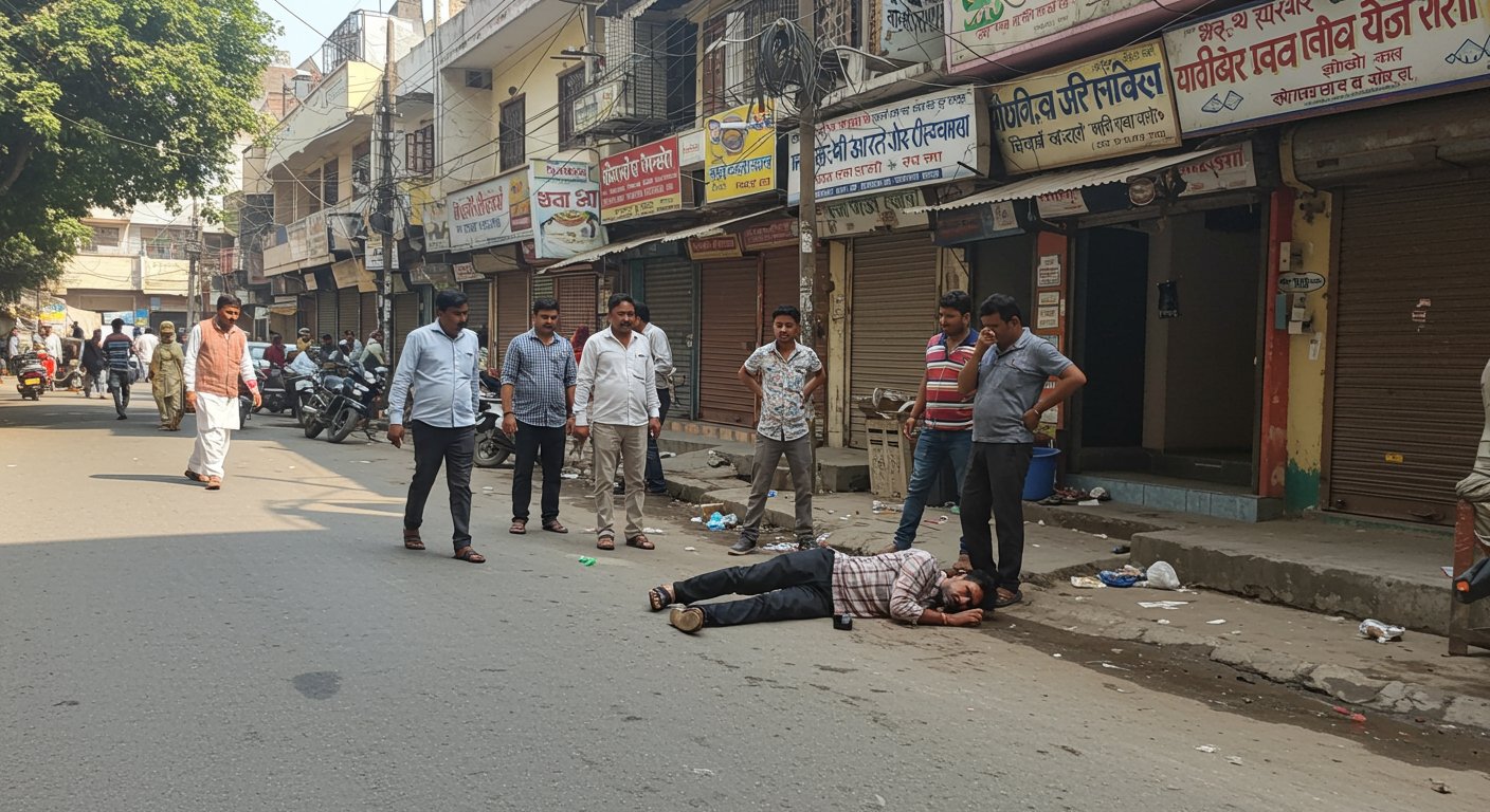 Meerut: Property Dealer Riddled with Bullets in Broad Daylight, Writhed on Road, Assailants Fled