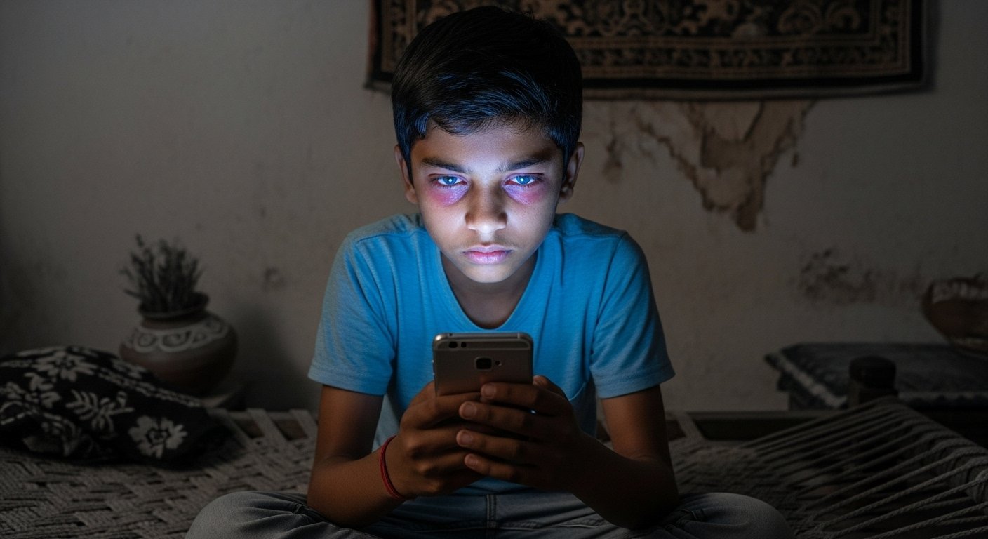Threat to Eyes from Mobile Addiction in Uttar Pradesh: Increasing Fear of 'Color Blindness'