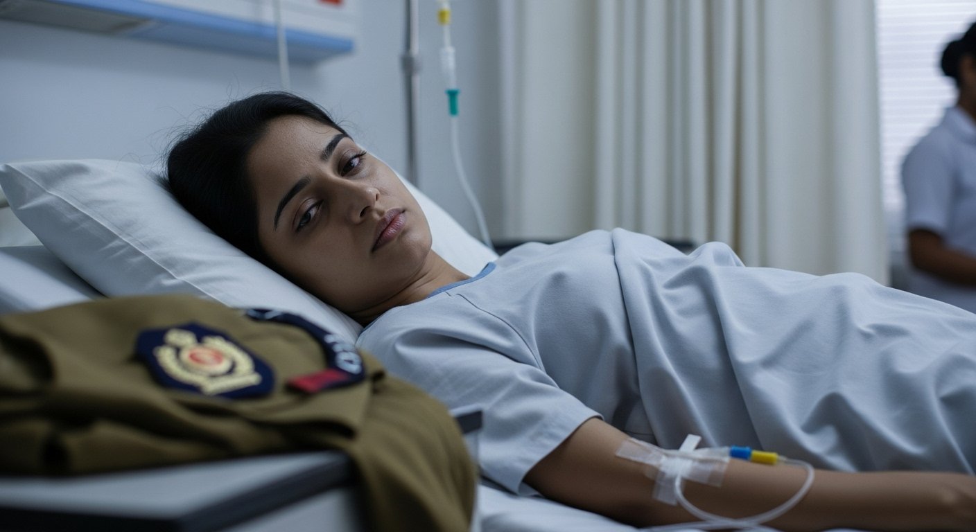सिपाही ट्रेनिंग में स्वास्थ्य बिगड़ा: मुरादाबाद में युवती अस्पताल में भर्ती, वायरल हुई खबर