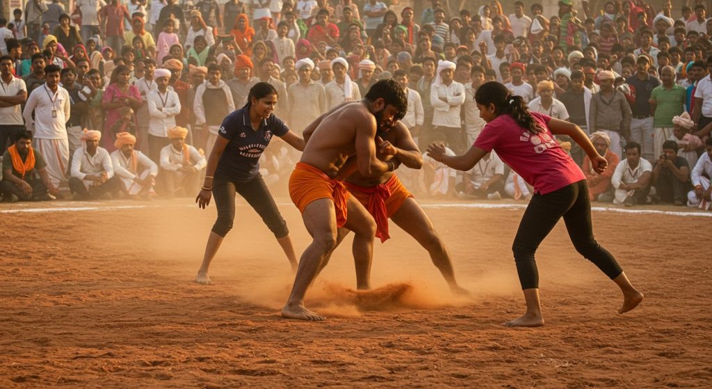 Wrestling Bouts Dominate Nag Panchami: Wrestlers Show Their Prowess in UP's Akharas, Women Wrestlers Also Make Their Mark