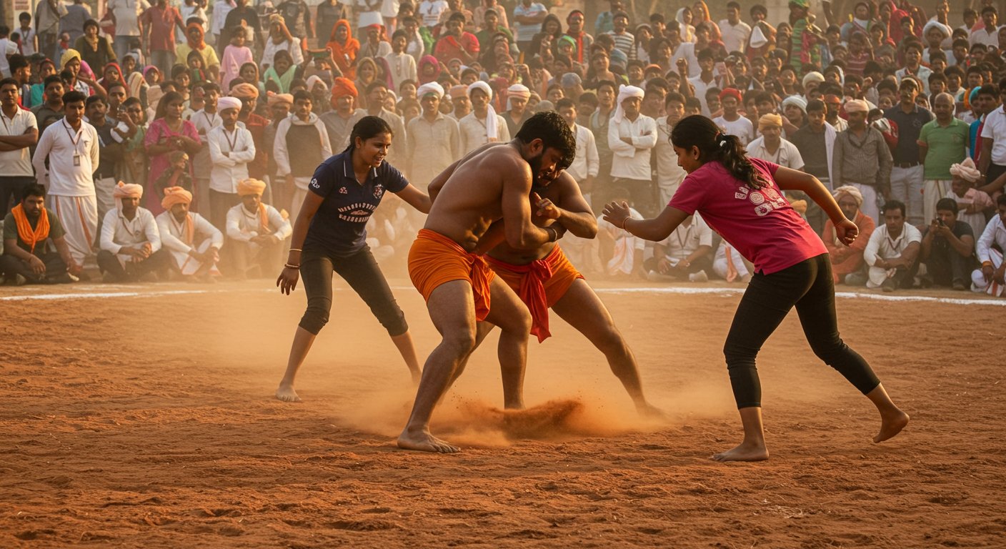 Wrestling Bouts Dominate Nag Panchami: Wrestlers Show Their Prowess in UP's Akharas, Women Wrestlers Also Make Their Mark