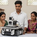 Nagaur's Son Achieves Feat: Multi-Purpose Robot Built for Women's Safety and Monitoring, Its Features Impress Everyone