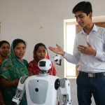 Nagaur Student Achieves Feat: Creates Multipurpose Robot That Amazes Women With Its Safety and Convenience.