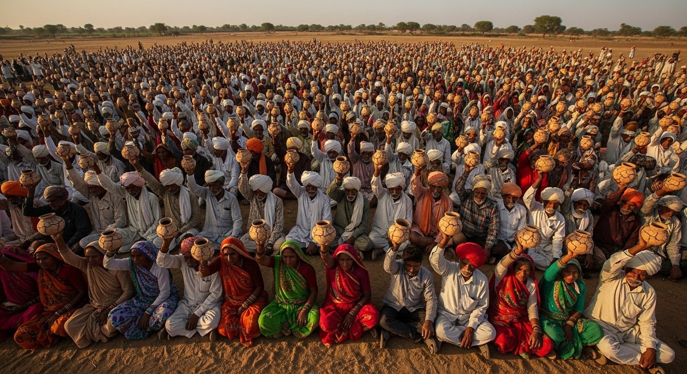 भीलवाड़ा में ग्रामीणों का ‘अनूठा प्रदर्शन’ बना चर्चा का विषय: क्यों देशभर में हो रही है इस विरोध की बात?