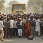 Rae Bareli: Student going to coaching crushed by dumper, angry villagers block roads