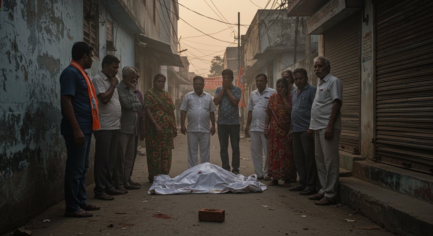 BJP Leader Brutally Murdered in Budaun: Head Crushed with Brick, People Terrified!