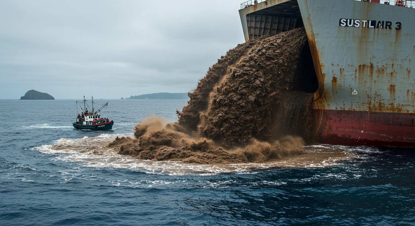 Ship Spews Thousands of Tons of 'Filth' into Sea, Public Outrage Erupts, See What Happened!