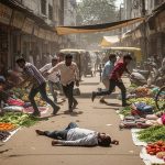 UP: Gangster Salim murdered in broad daylight in a crowded market, chased for 3 km and killed near a police outpost; panic in the city.