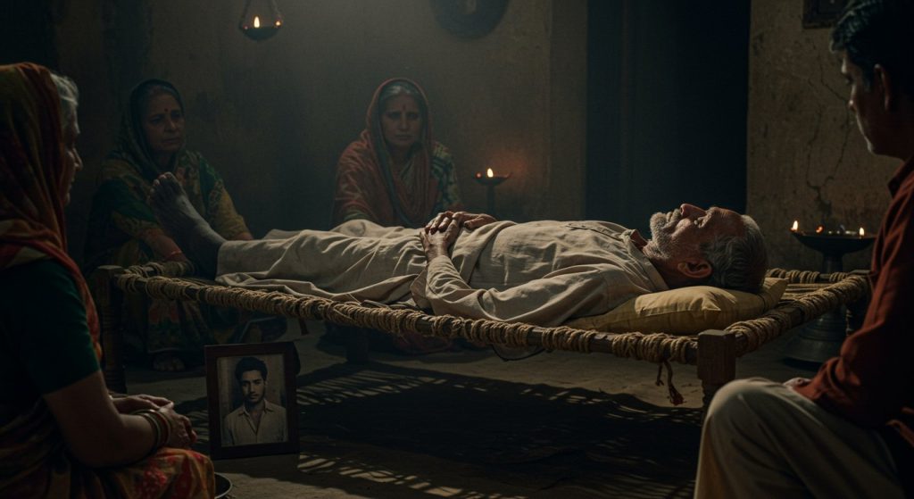 UP: Father passes away as son's body fails to arrive from Algeria, an agonizing death by waiting.