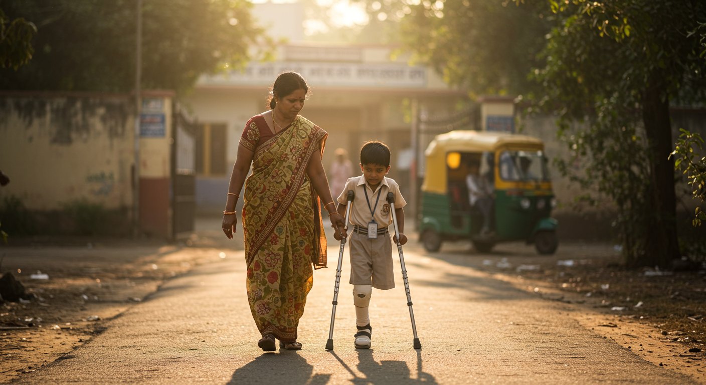 Major Decision by UP Government: Rs 600 Monthly for Transporting Disabled Children to School; Thousands of Families to Benefit