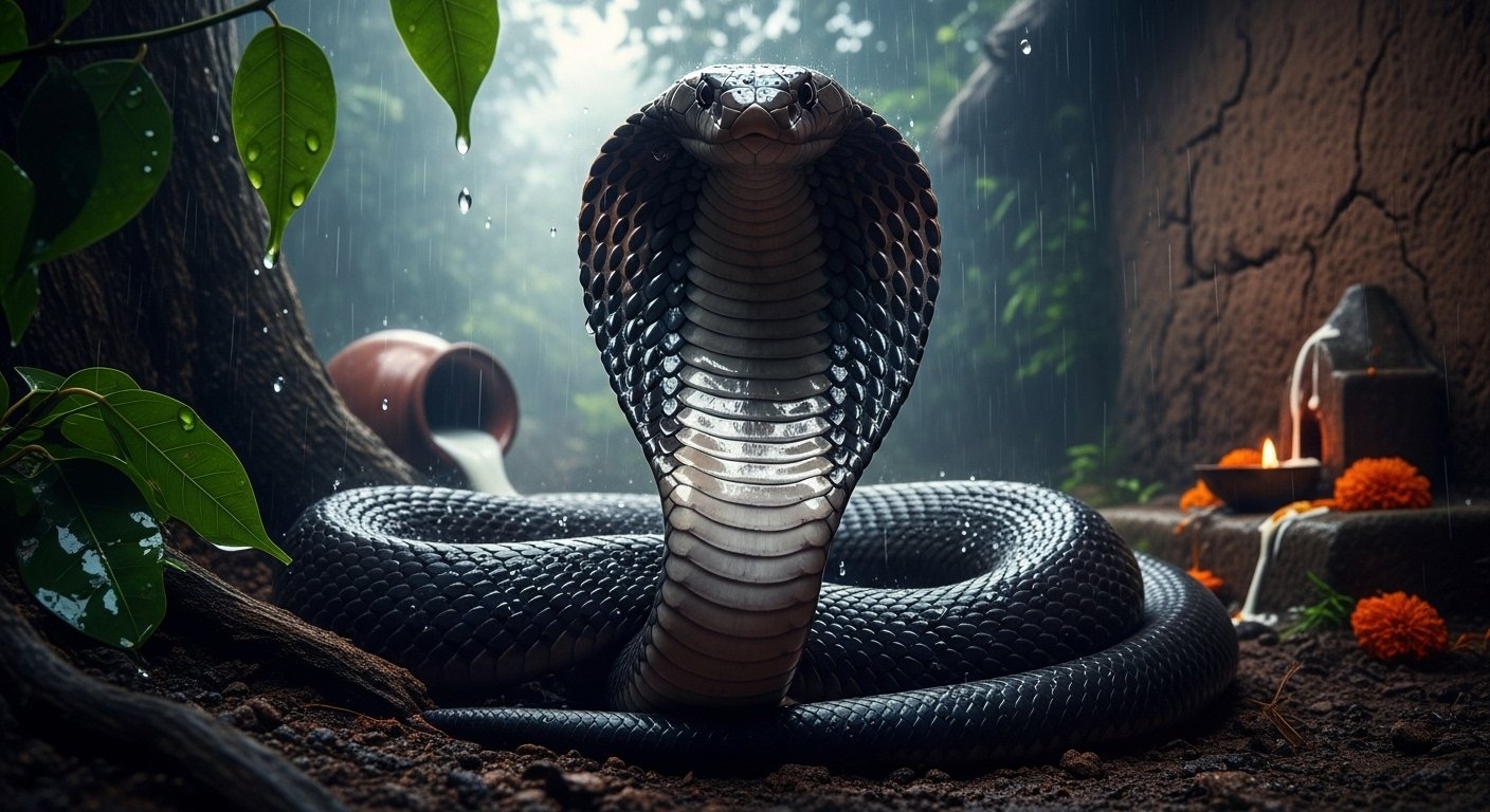 "Sawan's Untoward Incident": On Nag Panchami, a female cobra avenged the death of a male cobra, know the full story.