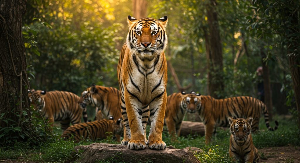 Tiger Day: UP Celebrates as Lucknow Zoo Thrives with 11 Tigers, Including 9-Year-Old 'Jai'; Numbers Continue to Rise