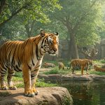 Buzz at Lucknow Zoo on Tiger Day: 'Jai' Turns Nine, 11 Tigers Are the Center of Attraction