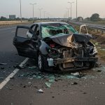 Bottle Proves Fatal on KGP Expressway! Stuck Under Brake, It Exploded, Two Meerut Traders Tragically Killed.
