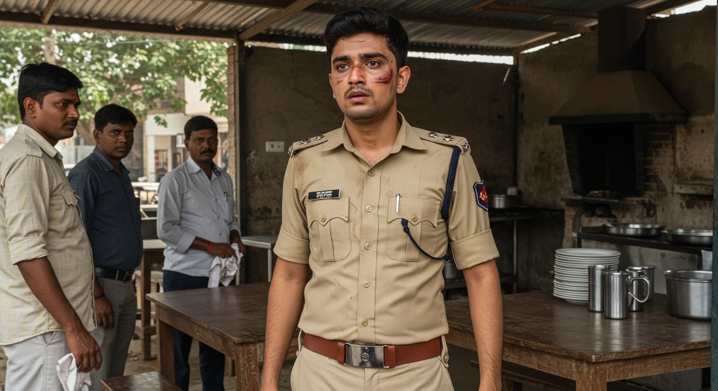 UP: Trainee Cop Forgets Uniform's Decorum, Severely Thrashed At Dhaba; Video Goes Viral