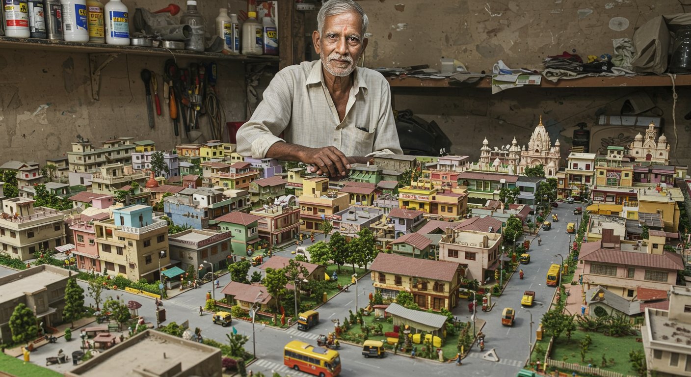 ट्रक ड्राइवर का अद्भुत काम: 21 साल में तैयार किया पूरे शहर का मॉडल, अब हो रहा वायरल!