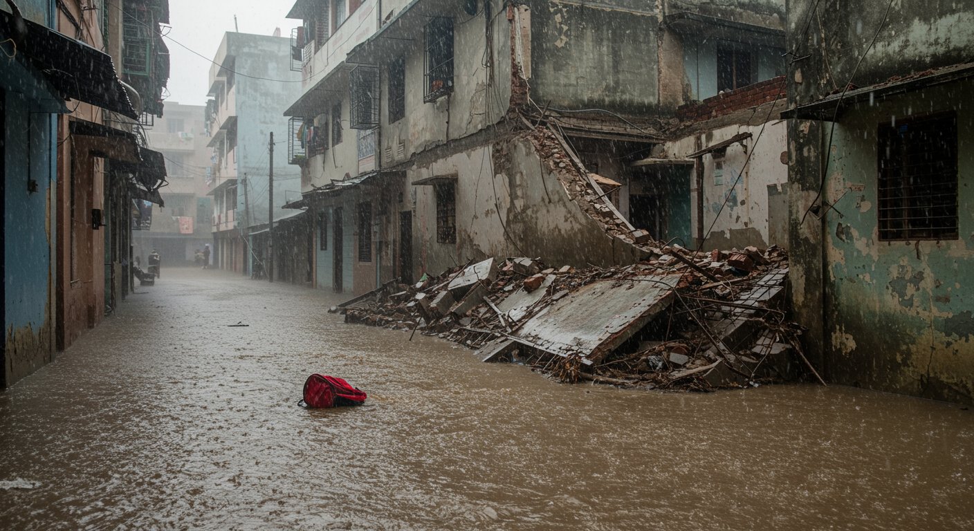 Delhi Rains Wreak Havoc: Mother-Son Killed In Wall Collapse; 2 Dead In Rajasthan, Girl Swept Away In Madhya Pradesh; Alert In Several States