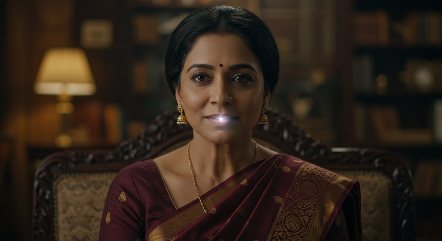 What is in the woman's mouth that she took out a 16 crore insurance?