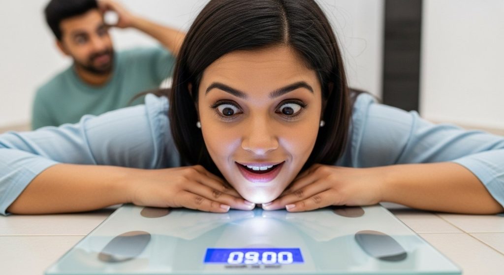 Digital Weighing Machine Exposed the Truth: Wife Discovered Husband's Secret Weight, Then This Happened!