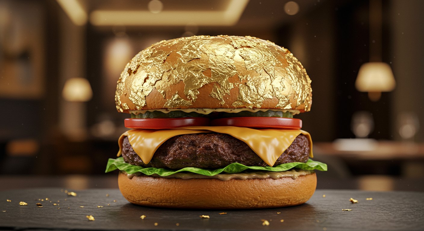 Gold-Plated Burger: Its Price Will Blow Your Mind!