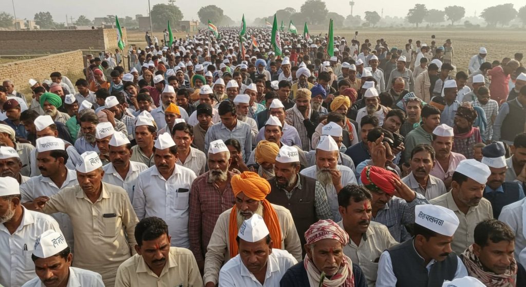 Fertilizer Crisis Deepens in Uttar Pradesh: Aam Aadmi Party to Hold Statewide Protest Tomorrow