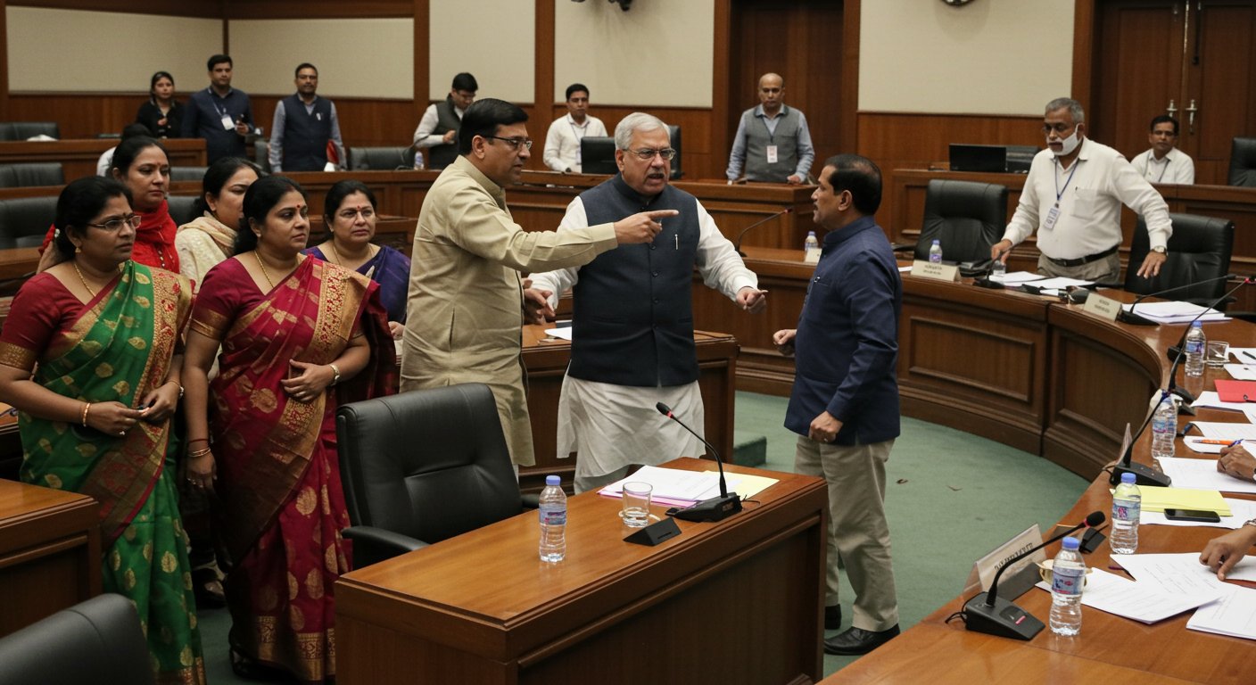 Shouting Match in Chandigarh Corporation Meeting: Women Walk Out; Former Mayor Tita and Councilor Sonkar Clash; Issue of Unclaimed Bodies Raised