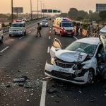 Horrific Accident on Lucknow Expressway: Car Collides with Mini Truck, Lawyer Tragically Killed; Three Injured