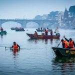 Heart-wrenching Accident in Varanasi: Man and Two Children Fall from Bridge into Ganga, One Body Found, Search for Two Ongoing
