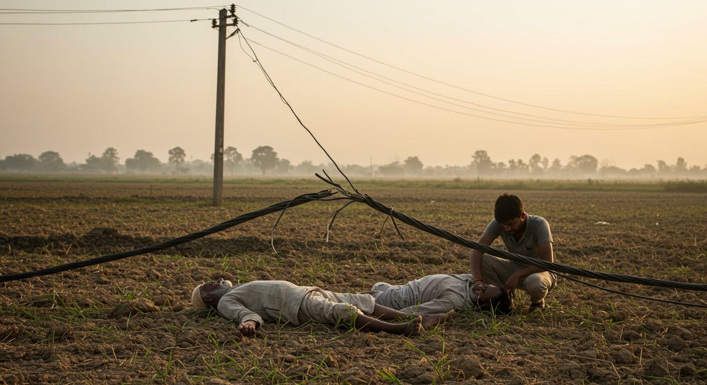 Agra: Broken Wire in Field Kills Farmer; Son Also Electrocuted While Trying to Save Him