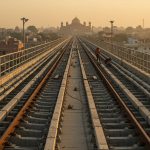 Agra Metro: Track Laying Work Completed on 'Up Line' from RBS to Agra College, Finishing Touches in Final Stage!