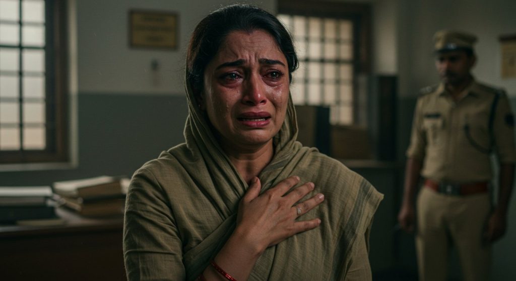 Agra Police's Shameful Act: Woman Harassed While Filing Theft Report, Crying Video Goes Viral!