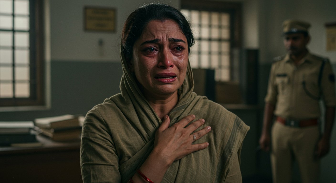 Agra Police's Shameful Act: Woman Harassed While Filing Theft Report, Crying Video Goes Viral!