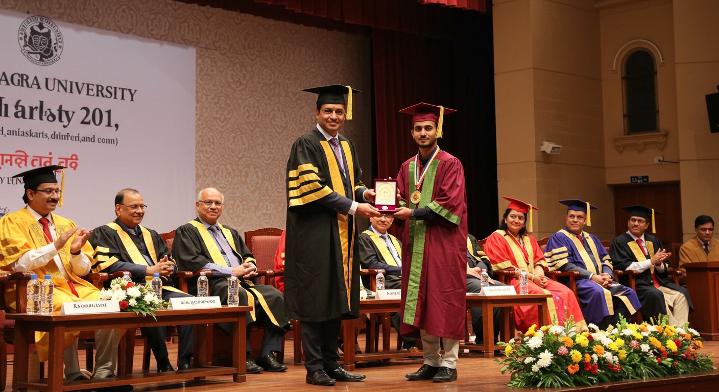 Agra University Convocation 2025: 77 Meritorious Students to Receive 117 Medals in Shivaji Mandapam, Grand Event Begins