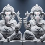 Amazing, strange: Lord Ganesha's twin idols carved from a single stone, everyone is surprised to see them!