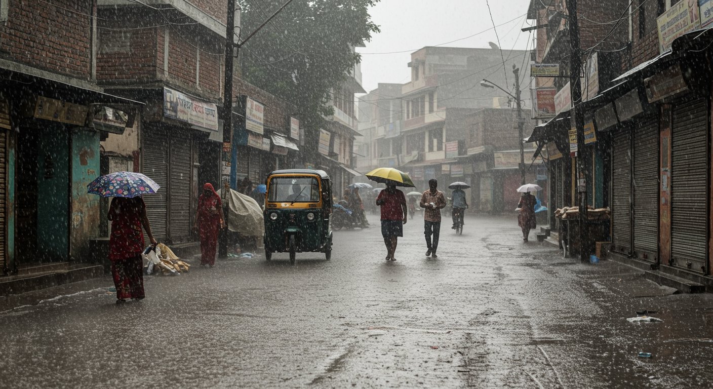 Heavy Rain Alert in Uttar Pradesh: Special Warning in 24 Districts Today, Close Watch on These Areas from Sunday