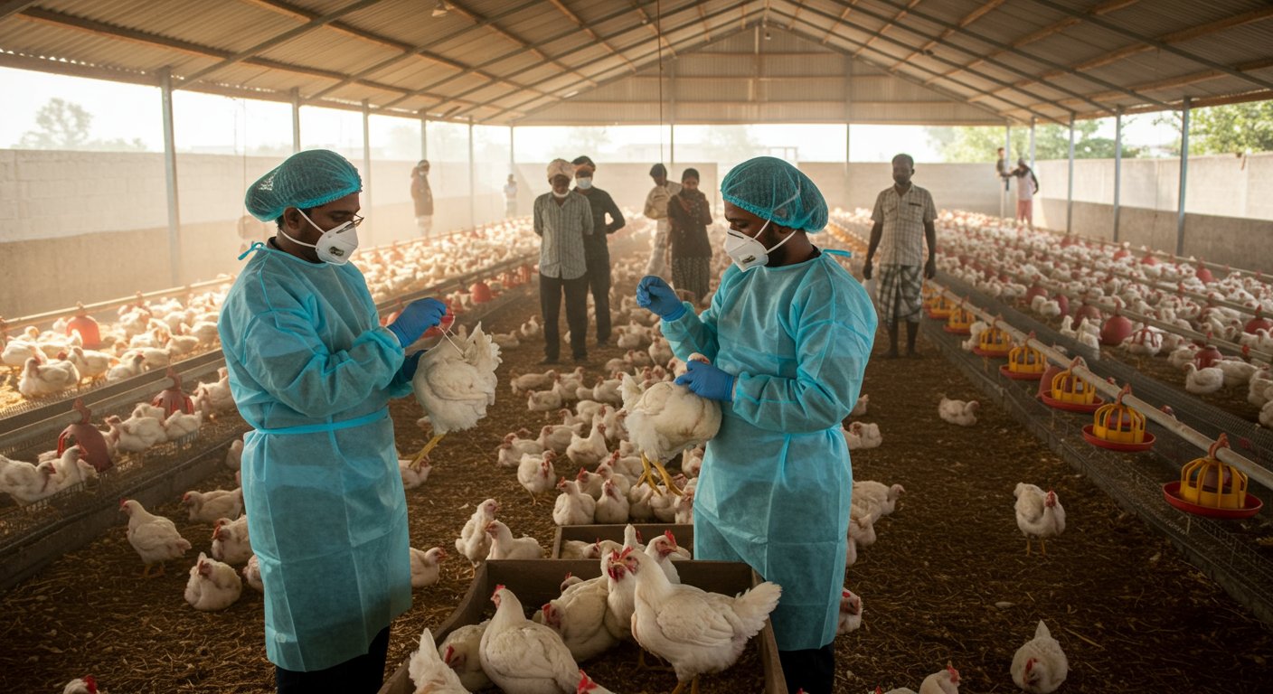 Bird Flu Arrives in Moradabad Division: 35 Samples Taken From Poultry Farms After Confirmation in Rampur, Alert Issued