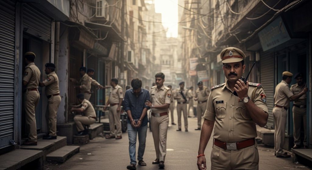 Aligarh: One accused of beating sub-inspector arrested, sent to jail; Police conducting swift raids in search of remaining assailants.